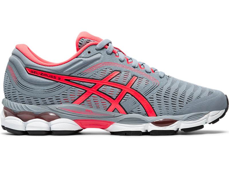 Sapatilhas Running Asics GEL-ZIRUSS 2 Mulher Cinzentas, 5468A754.945